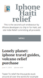 Mobile Screenshot of iphonehaitianrelief.org
